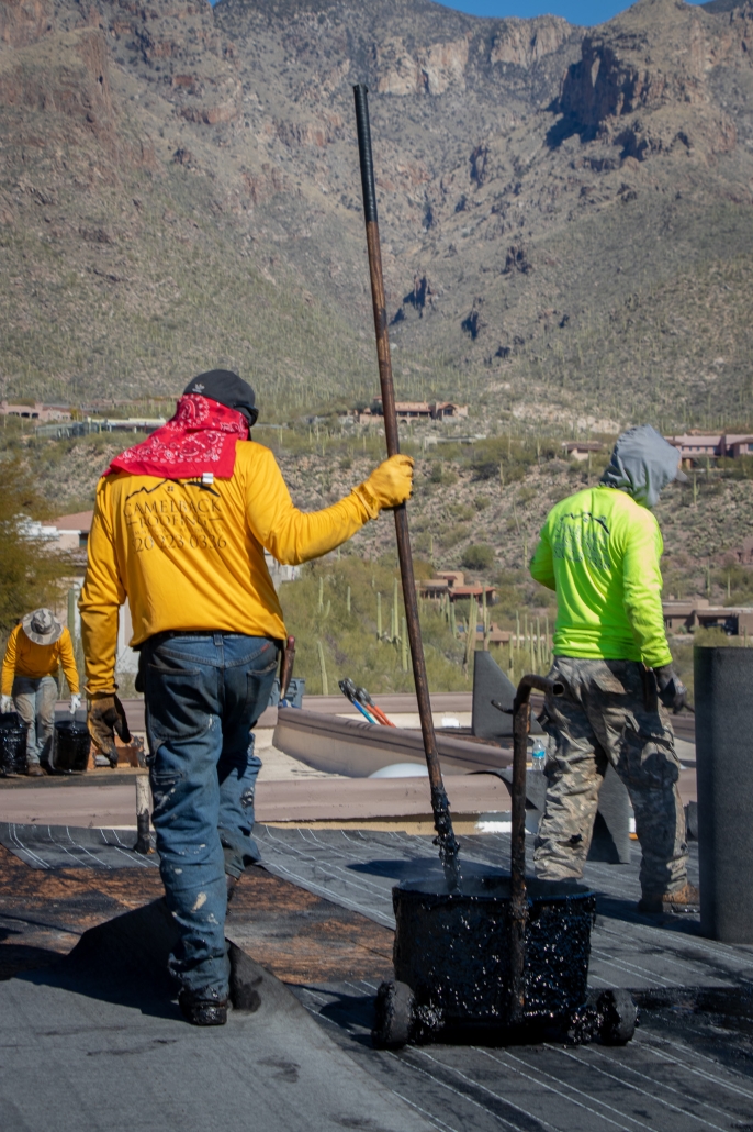 Flat Residential Roof Repair Camelback